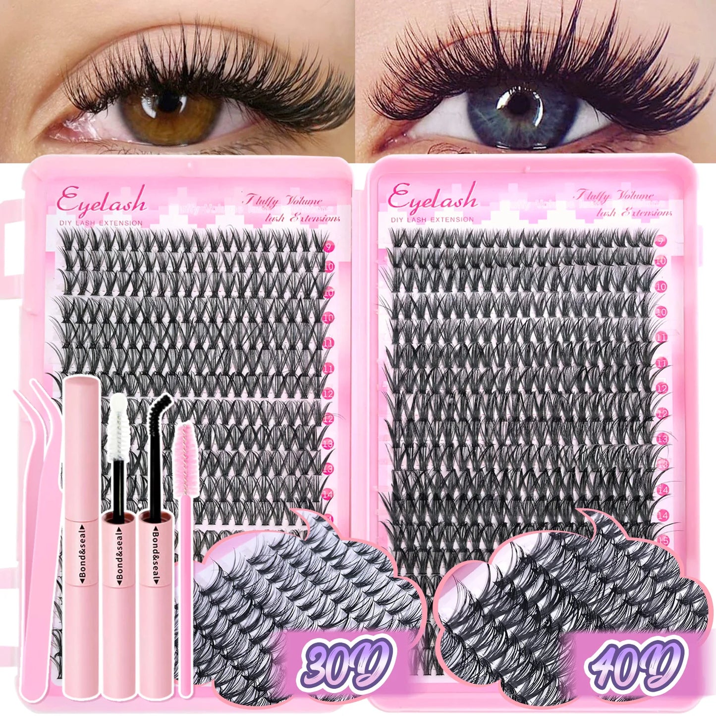 Natural Lash Cluster Kit