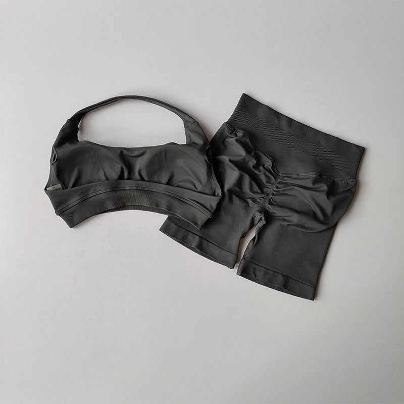 CoreFit Breathable Training Shorts Set